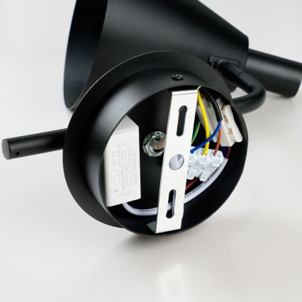 Brilagi - LED sieninis šviestuvas LUCERA LED/3W/230V juoda