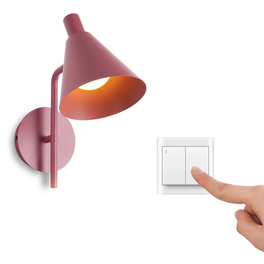 Brilagi - LED sieninis šviestuvas LUCERA LED/3W/230V raudona bordo