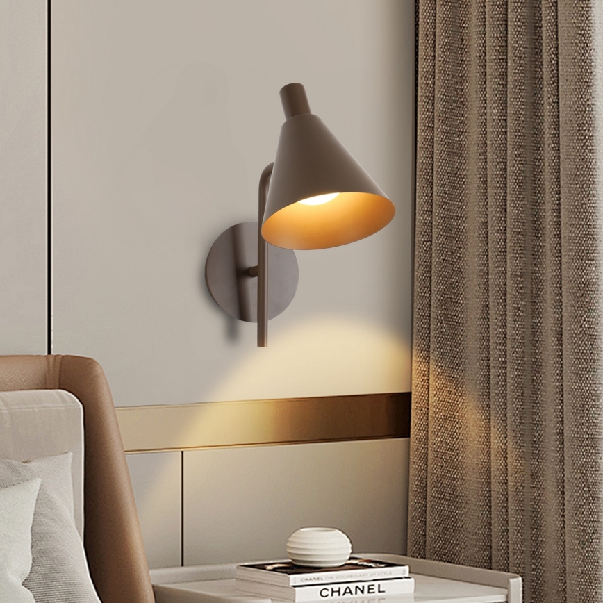 Brilagi - LED sieninis šviestuvas LUCERA LED/3W/230V ruda