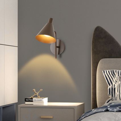 Brilagi - LED sieninis šviestuvas LUCERA LED/3W/230V ruda