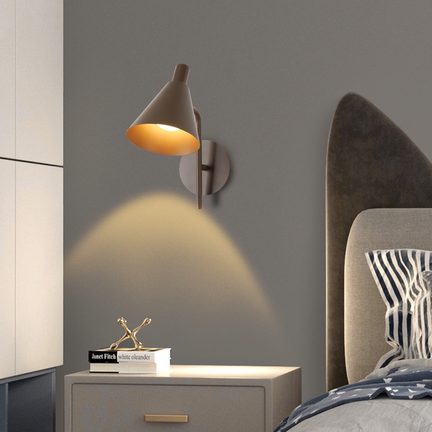Brilagi - LED sieninis šviestuvas LUCERA LED/3W/230V ruda
