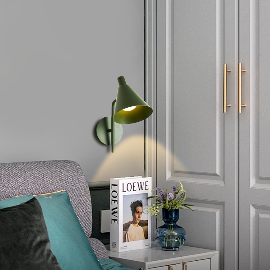 Brilagi - LED sieninis šviestuvas LUCERA LED/3W/230V žalia