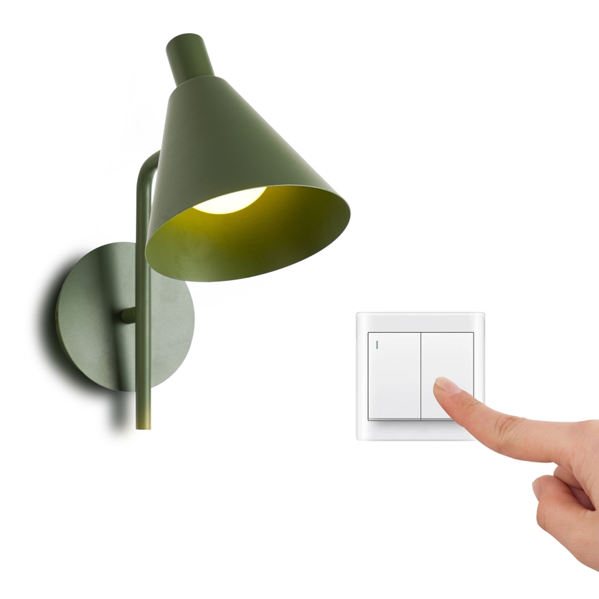 Brilagi - LED sieninis šviestuvas LUCERA LED/3W/230V žalia