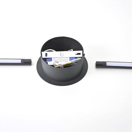 Brilagi - LED sieninis šviestuvas LUGO DUE LED/9W/230V juoda