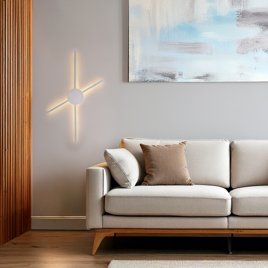 Brilagi - LED sieninis šviestuvas LUGO QUATTRO LED/16W/230V balta