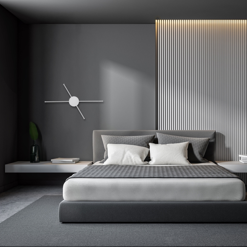 Brilagi - LED sieninis šviestuvas LUGO QUATTRO LED/16W/230V balta