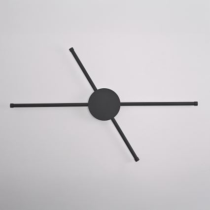 Brilagi - LED sieninis šviestuvas LUGO QUATTRO LED/16W/230V juoda