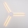 Brilagi - LED sieninis šviestuvas LUGO TRE LED/14W/230V balta