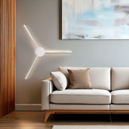 Brilagi - LED sieninis šviestuvas LUGO TRE LED/14W/230V balta