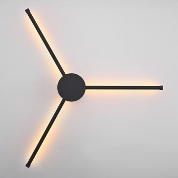 Brilagi - LED sieninis šviestuvas LUGO TRE LED/14W/230V juoda