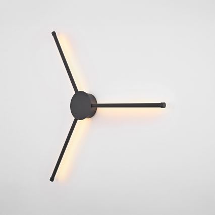 Brilagi - LED sieninis šviestuvas LUGO TRE LED/14W/230V juoda