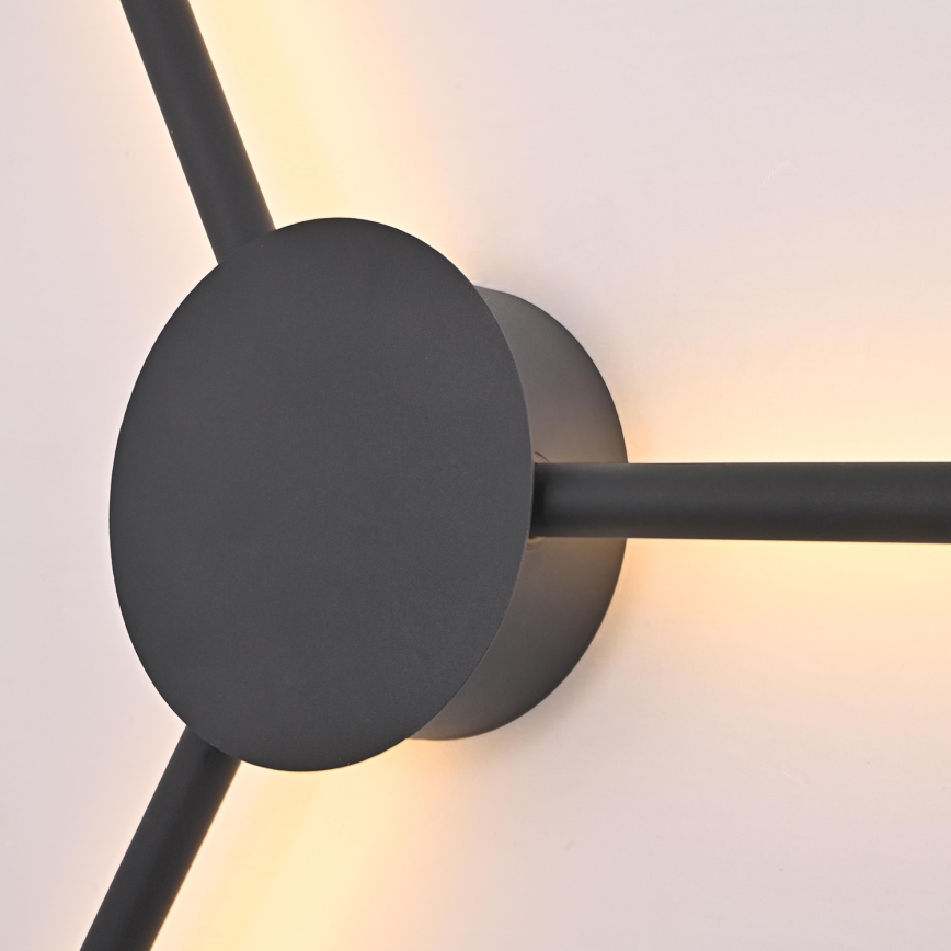 Brilagi - LED sieninis šviestuvas LUGO TRE LED/14W/230V juoda