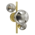 Brilagi - LED sieninis šviestuvas MILLA 3xG9/3W/230V auksas/dūminis