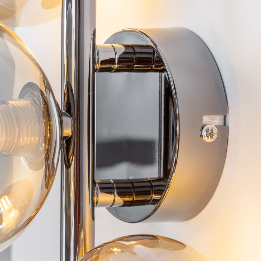 Brilagi - LED sieninis šviestuvas MILLA 3xG9/3W/230V blizgus chromas/auksas