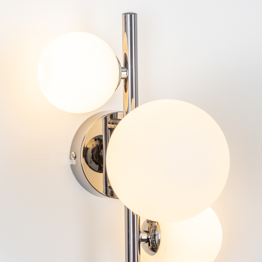 Brilagi - LED sieninis šviestuvas MILLA 3xG9/3W/230V blizgus chromas/balta