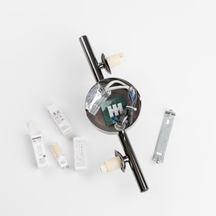 Brilagi - LED sieninis šviestuvas MILLA 3xG9/3W/230V juodas chromas/dūminis