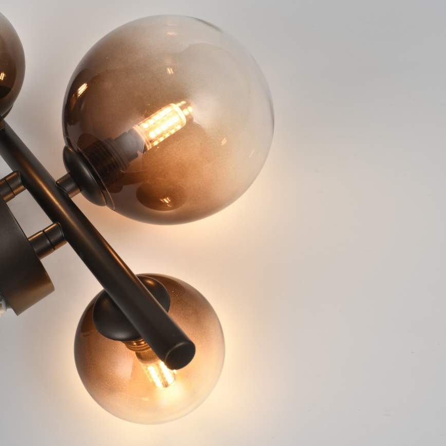 Brilagi - LED sieninis šviestuvas MILLA 3xG9/3W/230V ruda/dūminė ruda