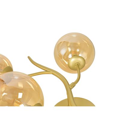Brilagi - LED sieninis šviestuvas MISTEL 3xG9/3W/230V auksas