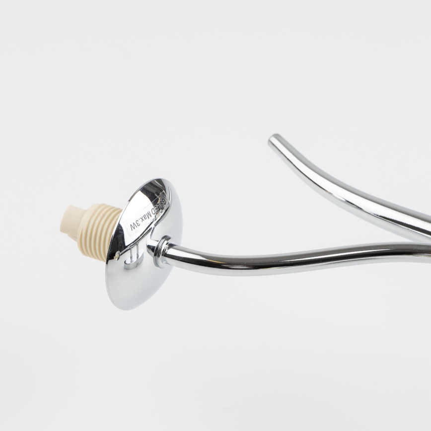 Brilagi - LED sieninis šviestuvas MISTEL 3xG9/3W/230V juodas chromas/dūminis