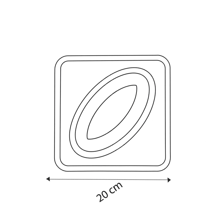 Brilagi - LED Sieninis šviestuvas MODERN MINI LED/32W/230V 3000/4000/6000K