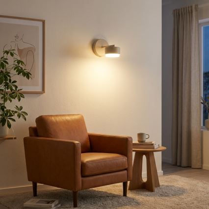 Brilagi - LED sieninis šviestuvas MONO 1xGX53/12W/230V smėlinis