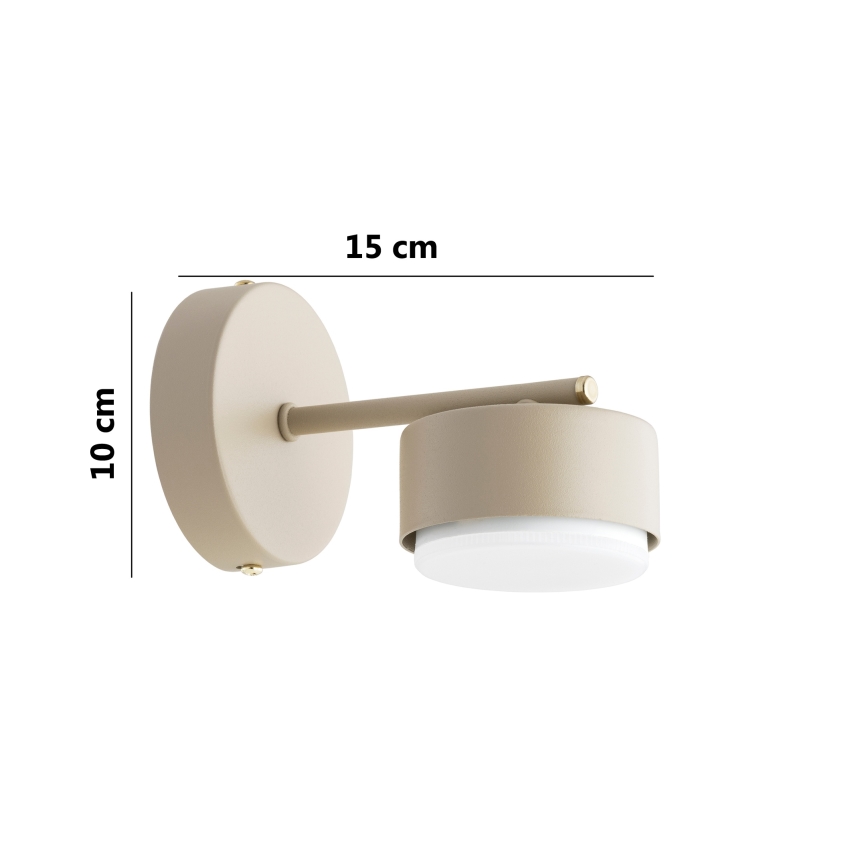 Brilagi - LED sieninis šviestuvas MONO 1xGX53/12W/230V smėlinis