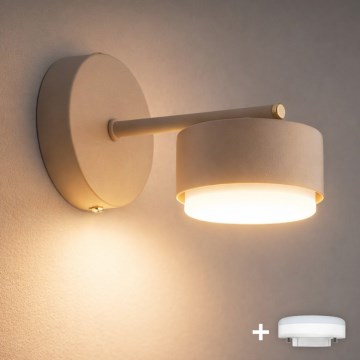 Brilagi - LED sieninis šviestuvas MONO 1xGX53/13W/230V smėlio spalvos