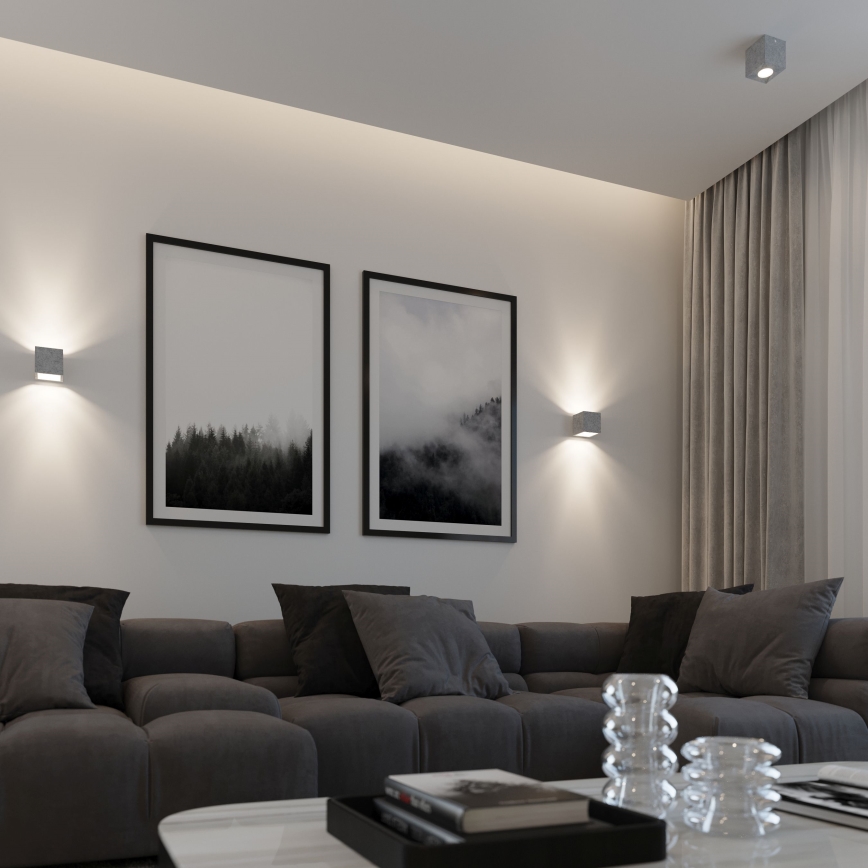 Brilagi -  LED sieninis akcentinis šviestuvas MURO 1xG9/3,5W/230V betonas