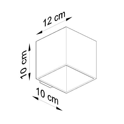 Brilagi -  LED sieninis akcentinis šviestuvas MURO 1xG9/3,5W/230V betonas