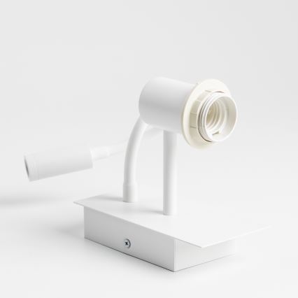 Brilagi - LED Lankstus sieninis šviestuvas NUBILA 1xE27/25W/230V + LED/3W balta/violetinė