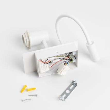 Brilagi - LED Lankstus sieninis šviestuvas NUBILA 1xE27/25W/230V + LED/3W balta/violetinė