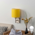 BRILAGI - LED sieninis šviestuvas NUBILA 1xE27/60W/230V matinis chromas/geltona