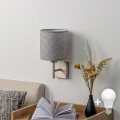 BRILAGI - LED sieninis šviestuvas NUBILA 1xE27/60W/230V matinis chromas/pilkas