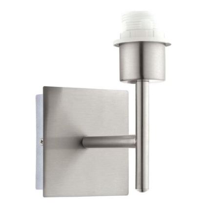 BRILAGI - LED sieninis šviestuvas NUBILA 1xE27/60W/230V matinis chromas/šviesiai pilka