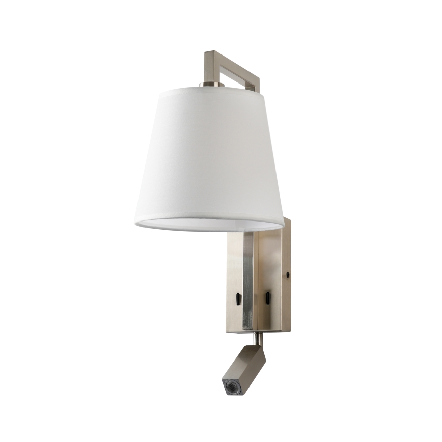 Brilagi - LED sieninis šviestuvas RAYA 1xE14/40W/230V + LED/3W balta/matinis chromas