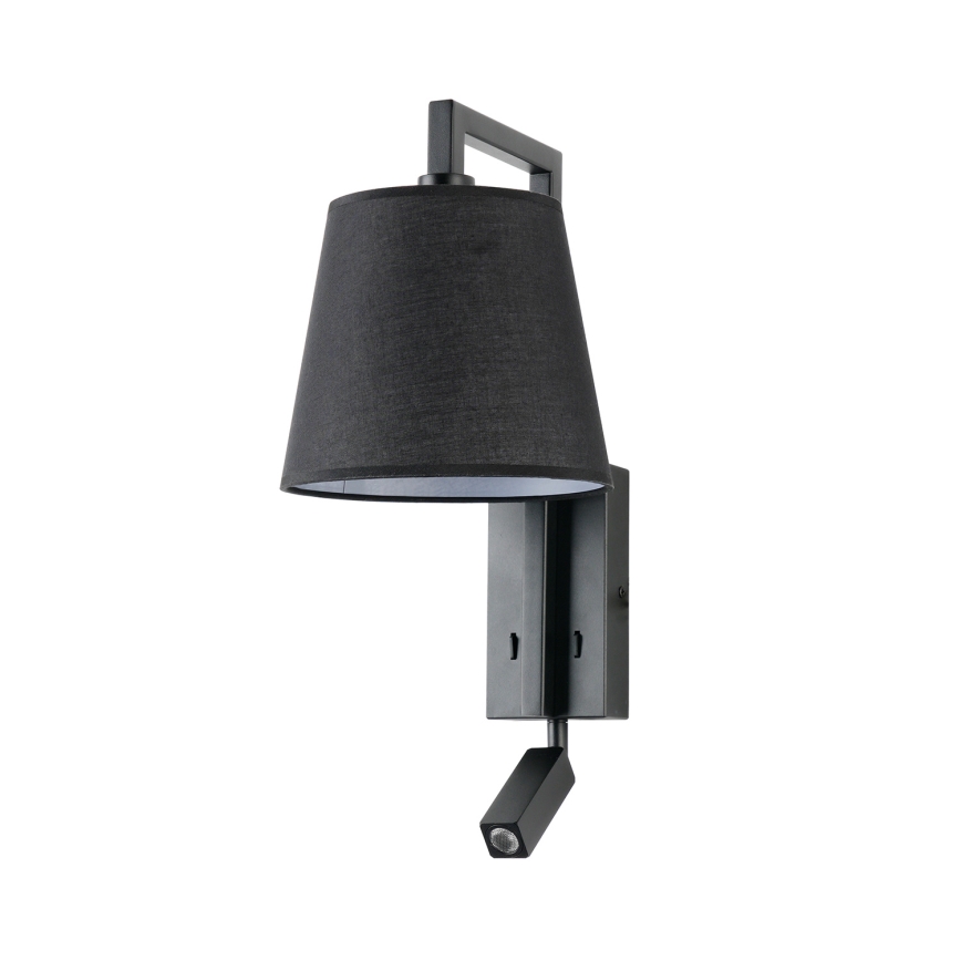 Brilagi - LED sieninis šviestuvas RAYAS 1xE14/40W/230V + LED/3W juoda