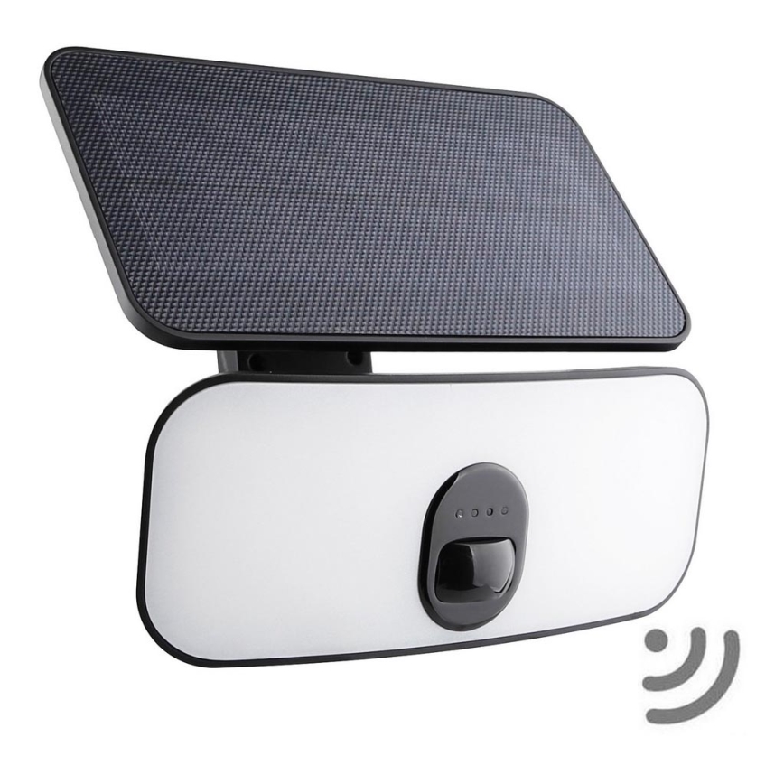 Brilagi - LED sieninis šviestuvas su jutikliu, įkraunamas saulės energija ROOF LED/13W/5V 4000 mAh IP65