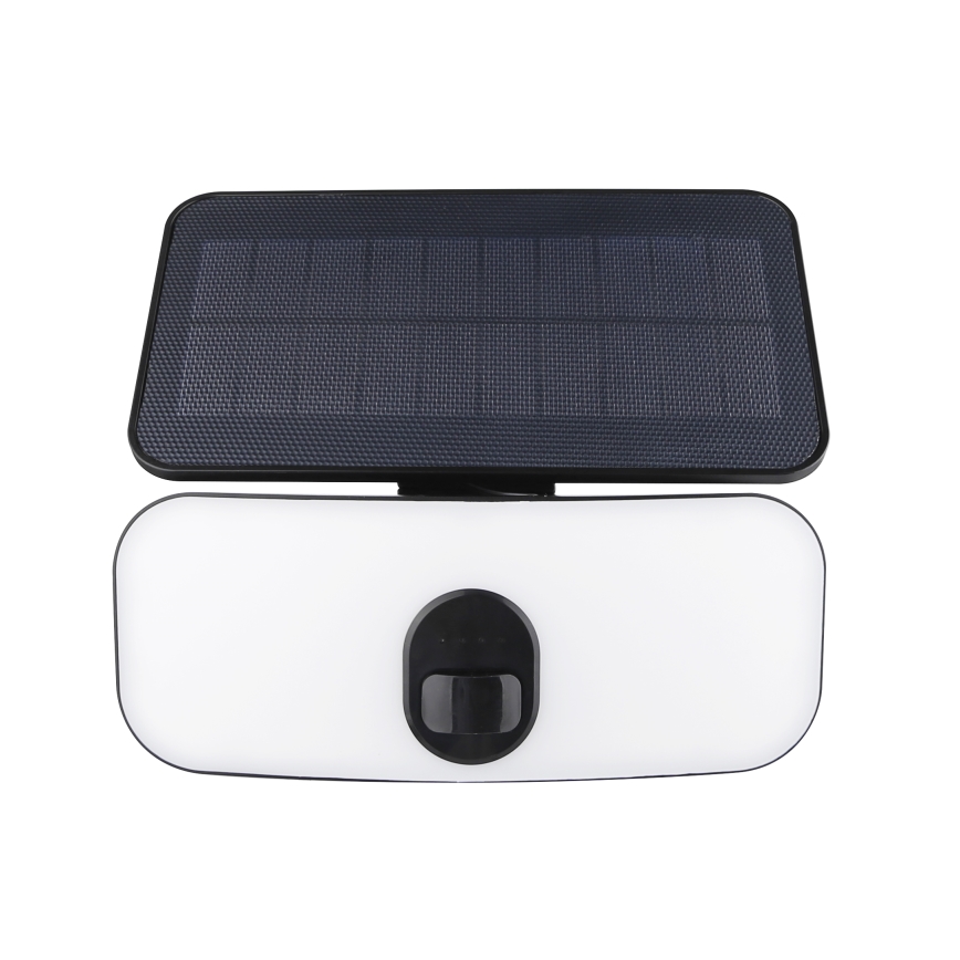 Brilagi - LED sieninis šviestuvas su jutikliu, įkraunamas saulės energija ROOF LED/13W/5V 4000 mAh IP65