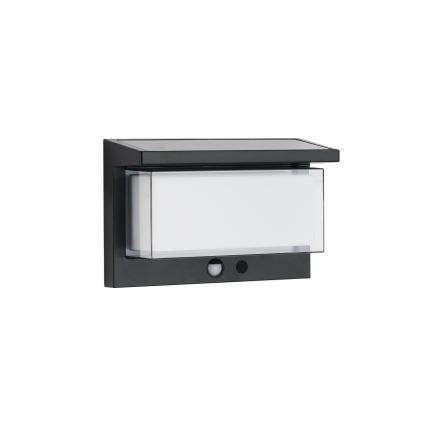 Brilagi - LED sieninis šviestuvas su jutikliu, įkraunamas saulės energija SAULĖ LUME LED/10W/3,7V 4000 mAh IP44