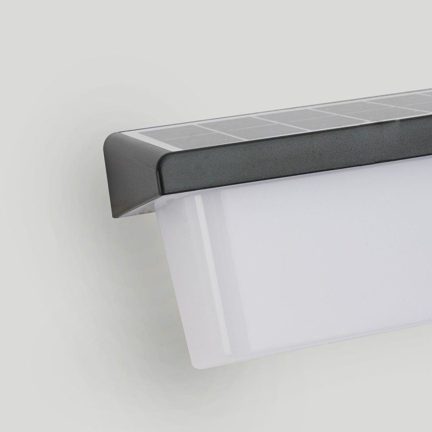 Brilagi - LED sieninis šviestuvas su jutikliu, įkraunamas saulės energija SAULĖ RAY LED/6W/3,7V 2200 mAh IP44