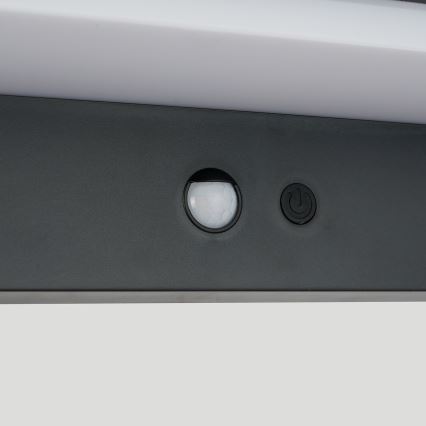 Brilagi - LED sieninis šviestuvas su jutikliu, įkraunamas saulės energija SAULĖ SENSE LED/10W/3,7V 4000 mAh IP44