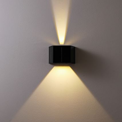Brilagi - LED sieninis šviestuvas su jutikliu, įkraunamas saulės energija SOLAR CUBE LED/2W/3,2V 1300 mAh IP54