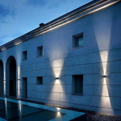 Brilagi - LED sieninis šviestuvas su jutikliu, įkraunamas saulės energija SOLAR CUBE LED/2W/3,2V 1300 mAh IP54