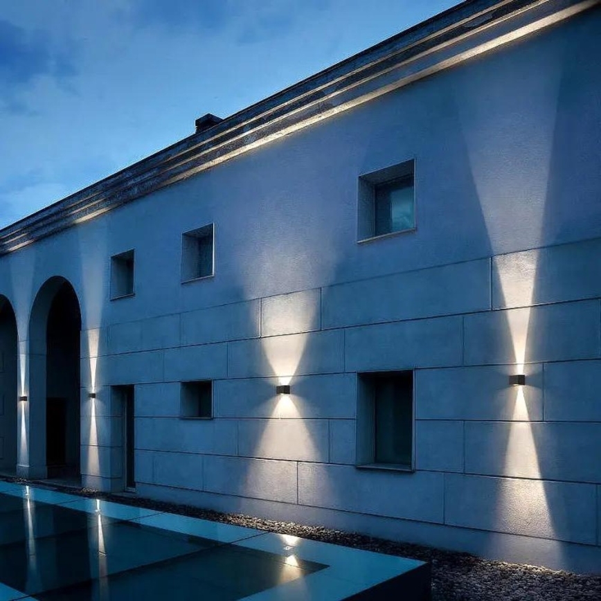 Brilagi - LED sieninis šviestuvas su jutikliu, įkraunamas saulės energija SOLAR CUBE LED/2W/3,2V 1300 mAh IP54