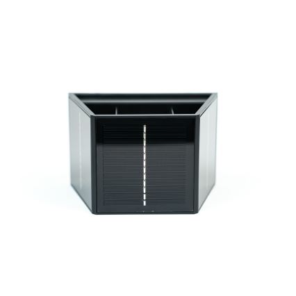 Brilagi - LED sieninis šviestuvas su jutikliu, įkraunamas saulės energija SOLAR CUBE LED/2W/3,2V 1300 mAh IP54