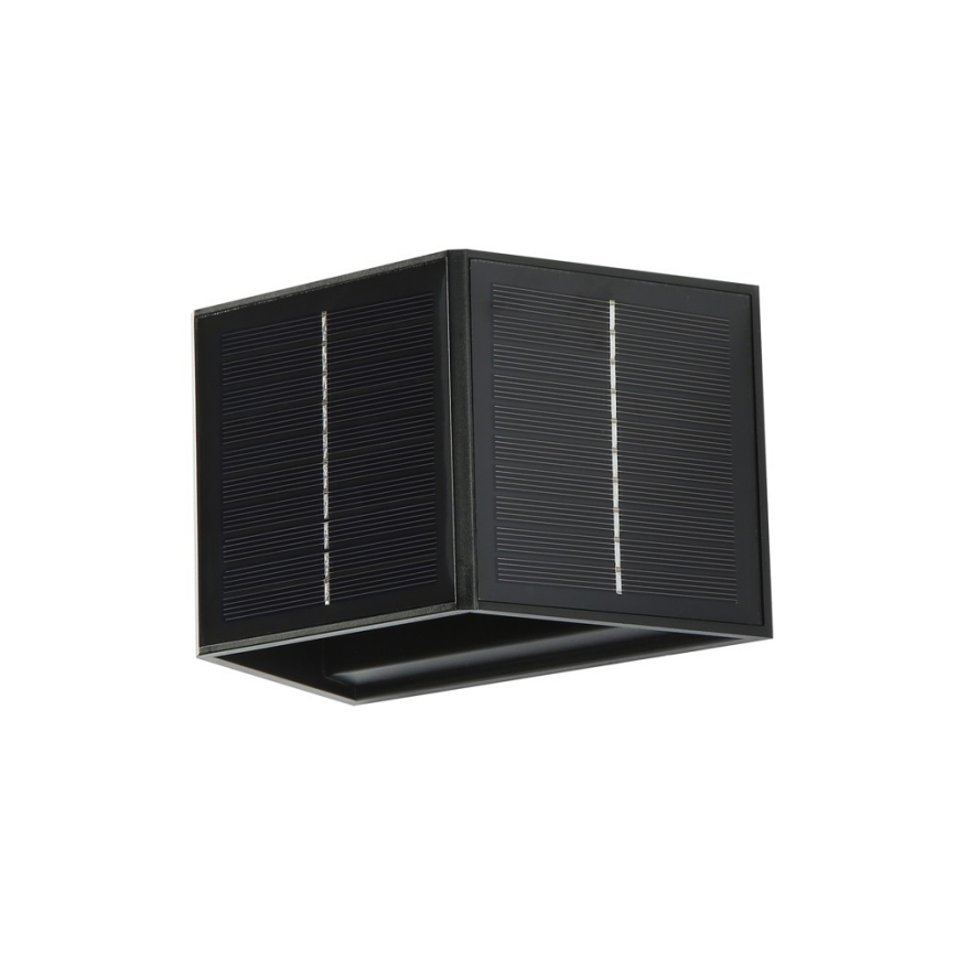 Brilagi - LED sieninis šviestuvas su jutikliu, įkraunamas saulės energija SOLAR CUBE LED/2W/3,2V 1300 mAh IP54
