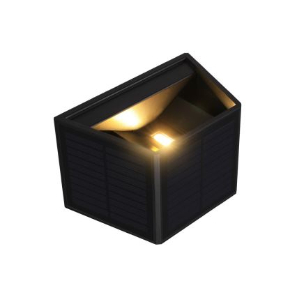 Brilagi - LED sieninis šviestuvas su jutikliu, įkraunamas saulės energija SOLAR CUBE LED/2W/3,2V 1300 mAh IP54