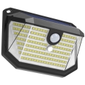 Brilagi - LED sieninis šviestuvas su jutikliu, įkraunamas saulės energija WALLIE LED/4W/5,5V 3000K IP65