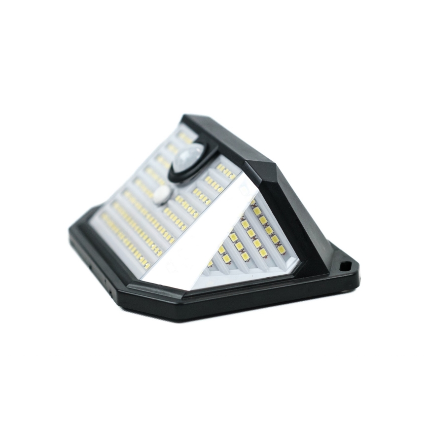 Brilagi - LED sieninis šviestuvas su jutikliu, įkraunamas saulės energija WALLIE LED/4W/5,5V 1200 mAh 3000K IP65
