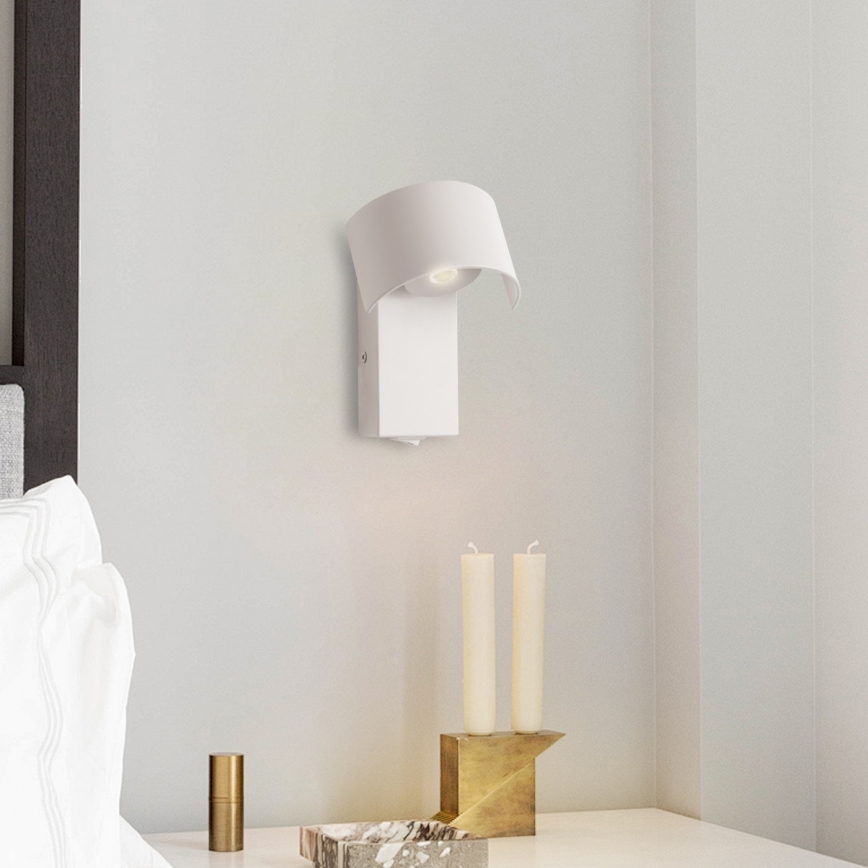 Brilagi - LED sieninis šviestuvas VASTO LED/3W/230V balta